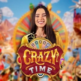 Logo of Crazy Time from Evolution at 711 Casino